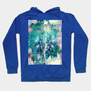 Soul or aura and binary code Hoodie